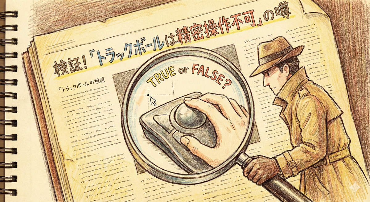 トラックボール検証記事のイメージ画像
